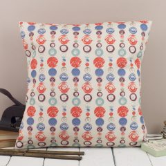 Díszpárnahuzat geometriai mintás 38x38