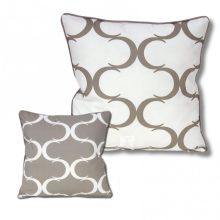 Díszpárnahuzat 45x45 geometriai mintás