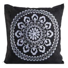 Díszpárnahuzat 45x45 hímzett, mandala mintás