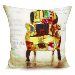 Díszpárnahuzat 45x45 mintás