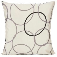 Díszpárnahuzat 40x40 mintás, krém