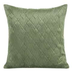 Díszpárnahuzat 40x40 olíva, bársony