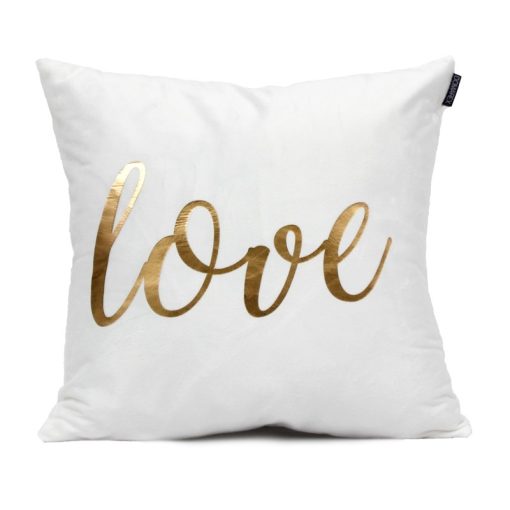 Díszpárnahuzat bársony, 40x40 GOLD DREAM