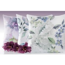 Díszpárnahuzat 45x45 virágmintás 