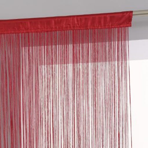 Függöny SPAGETTI(zsinórfüggöny) bordó 120x240