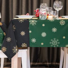Asztali futó karácsonyi mintás, bársony 40x140