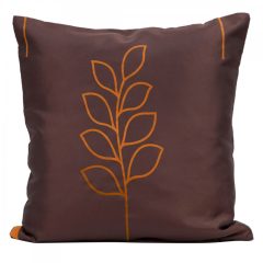 Díszpárnahuzat levél mintás