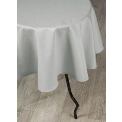 Asztalterítő ovális ezüstszürke 150x220