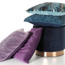 Díszpárnahuzat szőrme hatású olíva 45x45