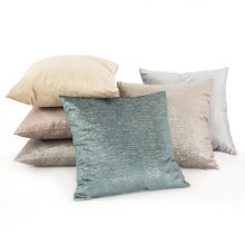 Díszpárnahuzat ezüst, bársony 45x45 