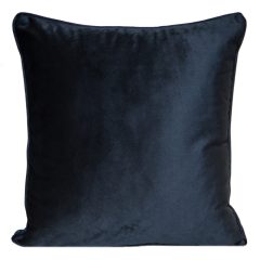 Díszpárnahuzat 45x45 fekete, bársony