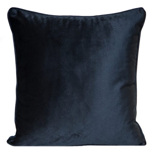 Díszpárnahuzat 45x45 fekete, bársony