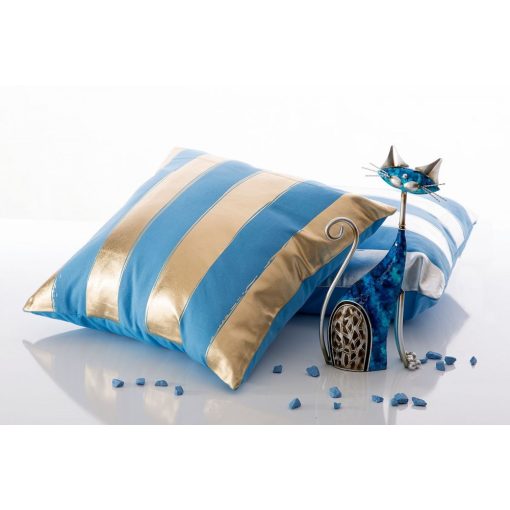 Díszpárnahuzat 45x45 csíkos