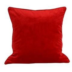 Díszpárnahuzat 45x45 burgundi, bársony